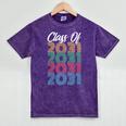 Class Of 2031 Kindergarten Graduation T Shirt Mineral Wash Tshirts Mineral Purple