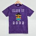 Class Of 2032 Graduation First Day Of School T Shirt Mineral Wash Tshirts Mineral Purple