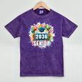 Class Of 2036 Graduation School Vintage Senior 2036 Mineral Wash Tshirts Mineral Purple