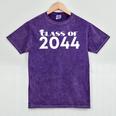 Class Of 2044 Graduate School Graduation Class Mineral Wash Tshirts Mineral Purple