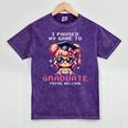 Classic I'm From The 1900s Retro Games Graduating Girl Premium Mineral Wash Tshirts Mineral Purple