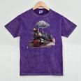 Classic Steam Train Enthusiasts Nostalgia For Train Lovers Mineral Wash Tshirts Mineral Purple Classic Steam Train Enthusiasts Nostalgia For Train Lovers Mineral Wash Tshirts Mineral Purple