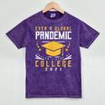 College 2021 Degree Graduation Graduate Mineral Wash Tshirts Mineral Purple