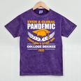 College Degree 2022 Graduation Graduate Mineral Wash Tshirts Mineral Purple