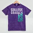 College Grad Class Of 2029 Graduation Mineral Wash Tshirts Mineral Purple