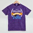 College Graduation Shirts Graduate Grad 2018 Mineral Wash Tshirts Mineral Purple