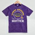 College Masters Degree Graduation Three Degrees Hotter Mineral Wash Tshirts Mineral Purple