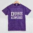 Computer Science Degree For College Graduation T-Shirt Mineral Wash Tshirts Mineral Purple
