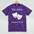 Cool Theater Graduation Tshirt Tragedy And Comedy Masks Mineral Wash Tshirts Mineral Purple