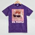 Cool Cat Meme Ew People Anti Social Introvert Cute Cat Mineral Wash Tshirts Mineral Purple Cool Cat Meme Ew People Anti Social Introvert Cute Cat Mineral Wash Tshirts Mineral Purple
