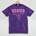 Coquette Senior 2026 Class Of 2026 Pink Bow Graduation 2026 Mineral Wash Tshirts Mineral Purple