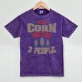 Corn Enthusiast Introvert Maize Farmer Planter Grower Mineral Wash Tshirts Mineral Purple