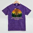More Course Not People Disc Golf Introvert Golfer Antisocial Mineral Wash Tshirts Mineral Purple
