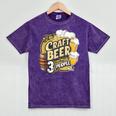 Craft Beer Lover Introverted & Hoppy Mineral Wash Tshirts Mineral Purple