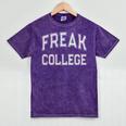 Crazy Antisocial FREAK COLLEGE Introvert Don't Call Me Mineral Wash Tshirts Mineral Purple Crazy Antisocial FREAK COLLEGE Introvert Don't Call Me Mineral Wash Tshirts Mineral Purple