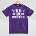 Cross Country Senior Night Senior 2025 Graduation Party 1 Mineral Wash Tshirts Mineral Purple