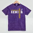 Cross Country Senior Night Senior 2025 Graduation Party 18 Mineral Wash Tshirts Mineral Purple