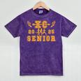 Cross Country Senior Night Senior 2025 Graduation Party 9 Mineral Wash Tshirts Mineral Purple