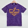 Cross Country Senior Night XC Senior 2026 Graduation 19 Mineral Wash Tshirts Mineral Purple