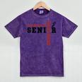 Cross Country Senior Night XC Senior 2026 Graduation 90 Mineral Wash Tshirts Mineral Purple
