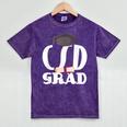 CSD Masters Graduation Men Women Son Daughter Mineral Wash Tshirts Mineral Purple