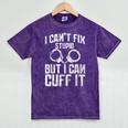 I Cuff Stupid Police Officer T Shirt Academy Graduation Mineral Wash Tshirts Mineral Purple