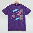 Cultural Flavor Memory Floral Nostalgia Garden Sentiment Mineral Wash Tshirts Mineral Purple