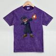 Cute Dabbing Kid Elementary School Graduation Baseball Mineral Wash Tshirts Mineral Purple