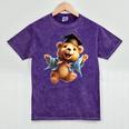 Cute Graduation Bear To Celebrate Your Graduate Mineral Wash Tshirts Mineral Purple