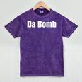 Da Bomb 90s Nostalgia Quote Premium Tri-Blend Mineral Wash Tshirts Mineral Purple
