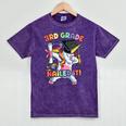 Dabbing 3rd Grade Unicorn Graduation Class Of 2021 Nailed It Mineral Wash Tshirts Mineral Purple