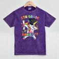 Dabbing 5th Grade Unicorn Graduation Class Of 2020 Nailed It Mineral Wash Tshirts Mineral Purple