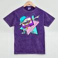Dabbing Cassette Tape 70s 80s 80s Outfit Nostalgia Mineral Wash Tshirts Mineral Purple