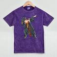 Dabbing Graduation Class Of 2020 Men Boys Kids Graduates Mineral Wash Tshirts Mineral Purple