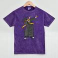 Dabbing Graduation Class Of 2023 Shirt History Month Mineral Wash Tshirts Mineral Purple