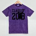 Dabbing Graduation Shirt Class Of 2018 Mineral Wash Tshirts Mineral Purple