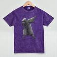 Dabbing Graduation Shirt Graduation T Shirt For Women Men Mineral Wash Tshirts Mineral Purple