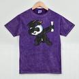 Dabbing Panda Bear Graduation Senior 2019 Shirt Mineral Wash Tshirts Mineral Purple
