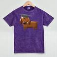 Dachshund Graduation 2018 Dog Graduation Shirt For Men Women Kids Mineral Wash Tshirts Mineral Purple