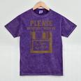 Dad Joke I'm From The 1900s Old Floppy Disk Programmer Mineral Wash Tshirts Mineral Purple