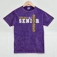 Dance Senior Night Dance Senior 2025 Graduation 14 Mineral Wash Tshirts Mineral Purple
