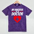 My Daughter Is A Doctor Shirt Proud Parents Graduation Mineral Wash Tshirts Mineral Purple