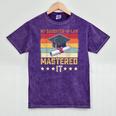 My Daughter In Law Mastered It Master's Graduation Vintage Mineral Wash Tshirts Mineral Purple