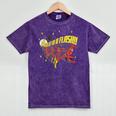 DC Comics The Flash Graduation Did It In A Flash Mineral Wash Tshirts Mineral Purple