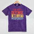 In My Defense i Was Left Unsupervised Introvert Mineral Wash Tshirts Mineral Purple