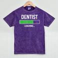 Dentist Loading Shirt Graduation Student Mineral Wash Tshirts Mineral Purple