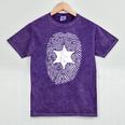 Deputy Sheriff DNA Sheriff Graduation 6 Star Badge Mineral Wash Tshirts Mineral Purple