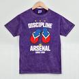 Discipline Arsenal Pinoy Nostalgia Filipino Tsinelas Premium Tri-Blend Mineral Wash Tshirts Mineral Purple