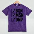 DNP Doctor MSN BSN DNP Nurse DNP Degree Graduation Mineral Wash Tshirts Mineral Purple