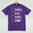 DNP Graduate Doctor Of Nursing Practice Graduation DNP Grad Mineral Wash Tshirts Mineral Purple